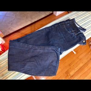 Men Gap 1969 Boot Jeans Navy Blue (size 33x30)